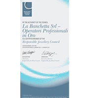 Certificazione operatori professionali in oro